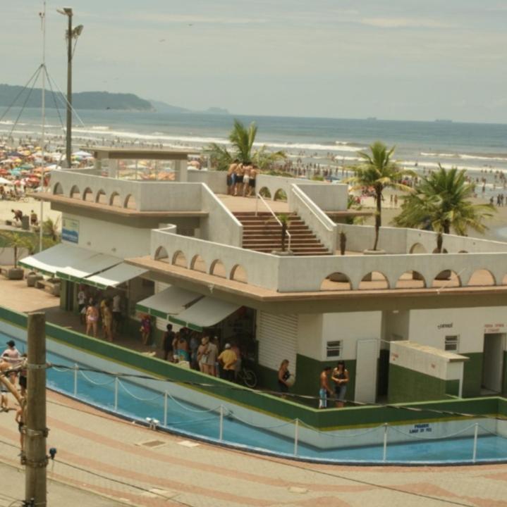 Apto Ocian Centro Praia Grande Buitenkant foto